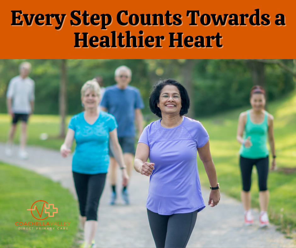 Every Step Counts Towards a Healthier Heart